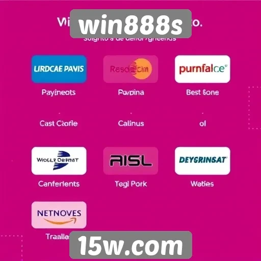 Métodos de pagamento disponíveis no Win888s